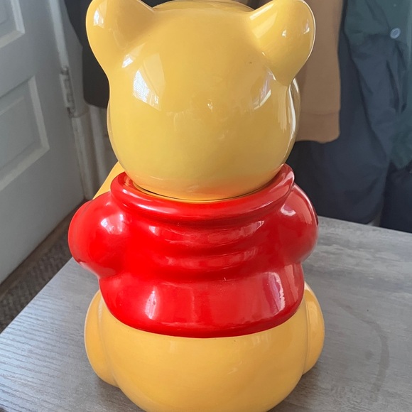 Yellow and Red Winnie the Pooh Cookie Jar - Picture 3 of 7